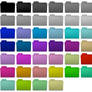 Colorful folder icons