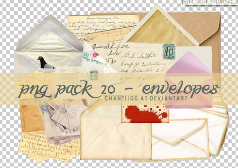 PNG PACK 20 - ENVELOPES