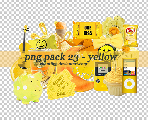 PNG PACK 23 - YELLOW