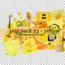 PNG PACK 23 - YELLOW