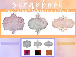 PHOTOSHOP BRUSHES + STYLES - scrapbook