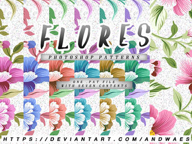 PHOTOSHOP PATTERNS - flores
