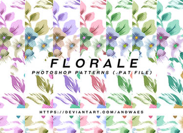 PHOTOSHOP PATTERNS - florale