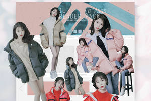 LEE JI EUN / IU PNGS RENDERS - pack new balance