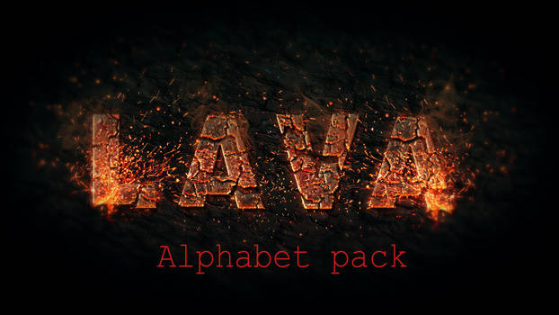 Lava Alphabetical Pack