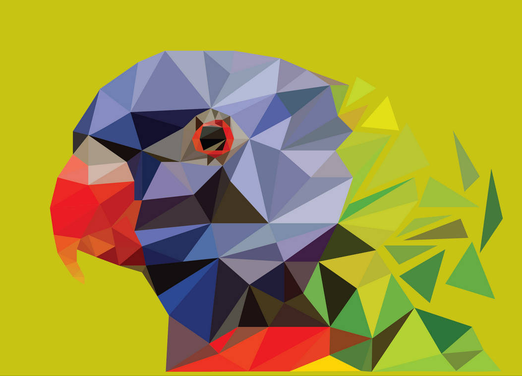 Low-poly bird by tam-lam on DeviantArt