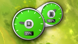 Green Cpu Meter