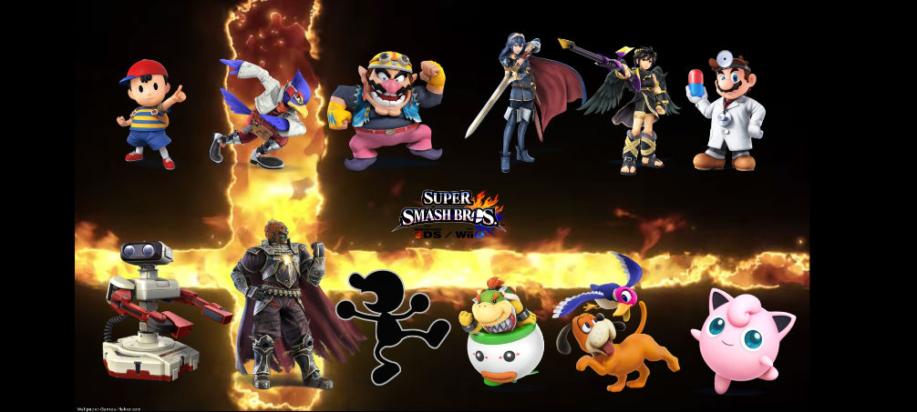 Super Smash Bros 4 Unlockable Characters By Quintonshark8713 On