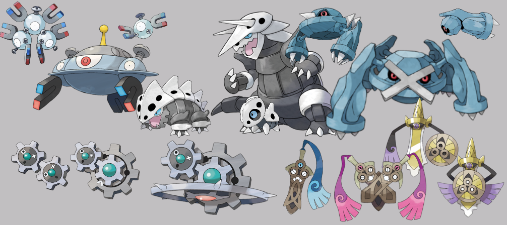 Pokemon: 3-Stage Families - Steel Types