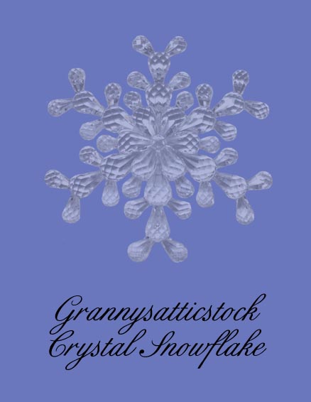 Crystal Snowflake psd