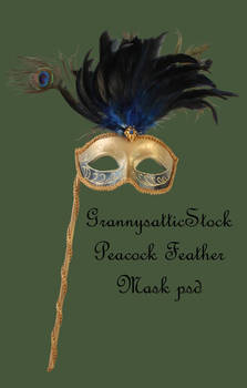 Peacock Feather Mask psd