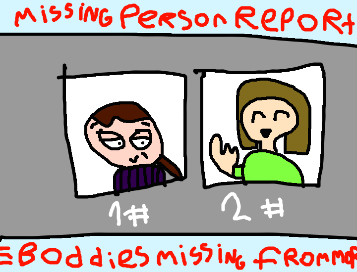 Missing person report