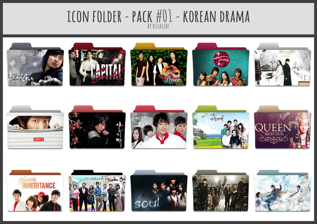 ICON FOLDER Pack 01 by kiiaiire on DeviantArt