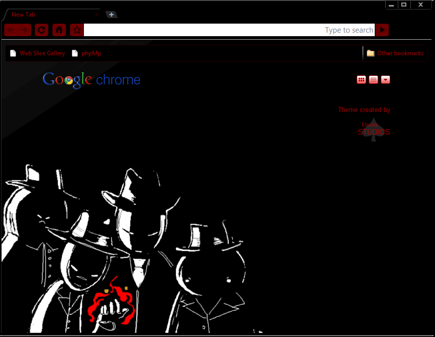 'Black' Chrome Theme