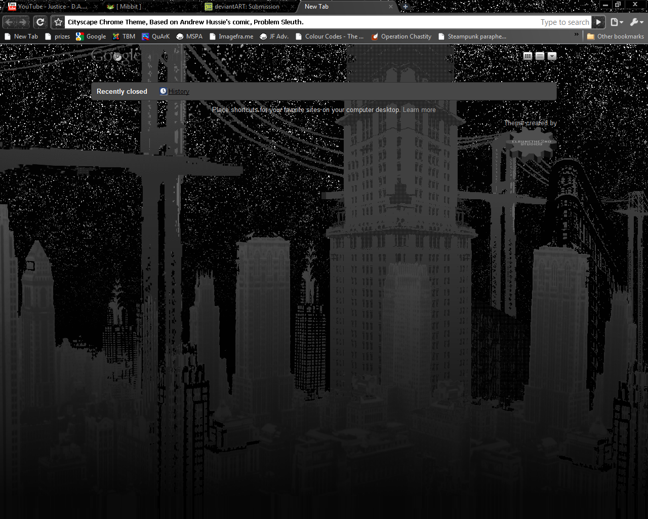 Cityscape Chrome Theme