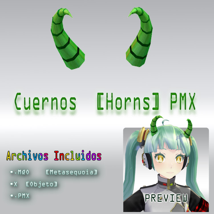 Cuernos [Horns] PMX (MMD) -DL- by Yoshi-Akira on DeviantArt