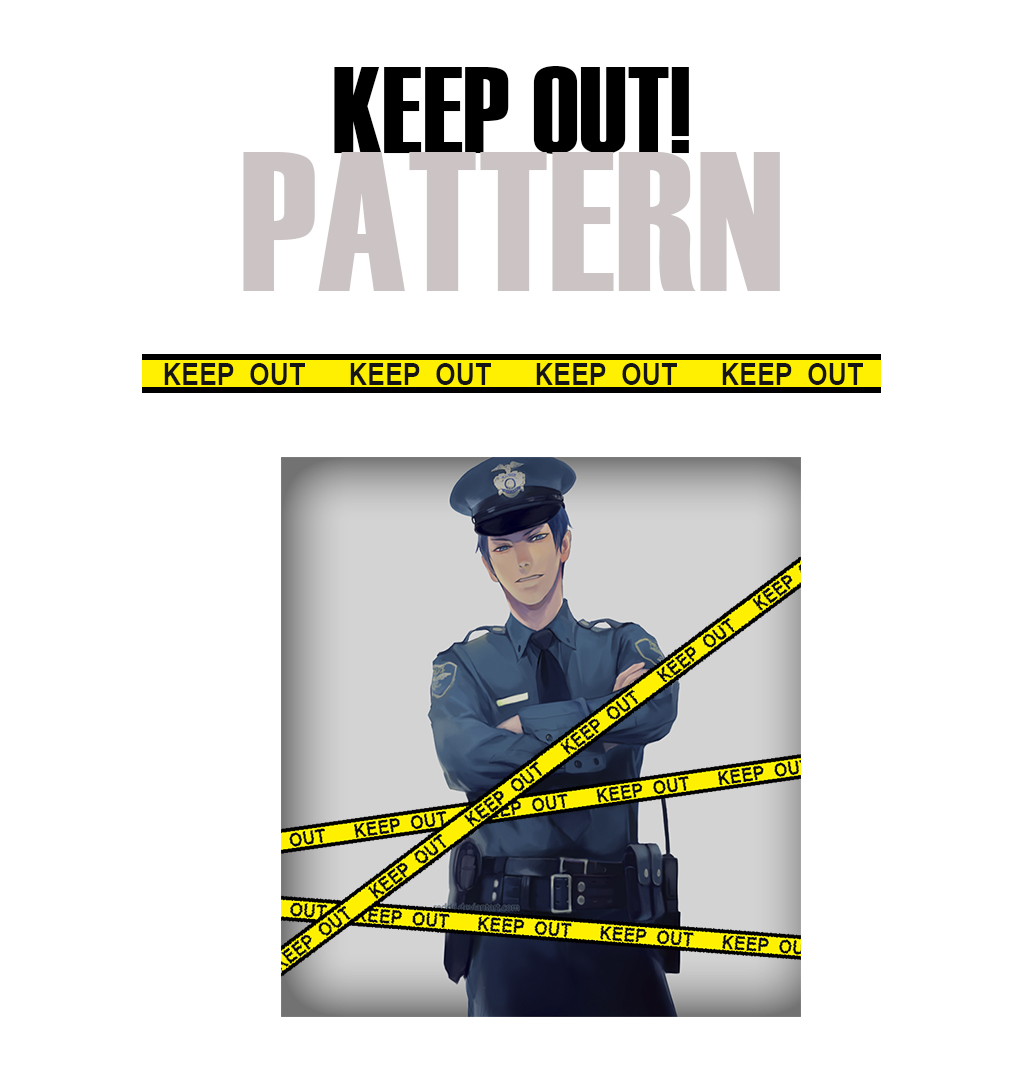 PS|PATTERN|  KEEP OUT