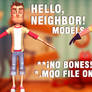 Hello Neighbor|| MODELS (No bones)