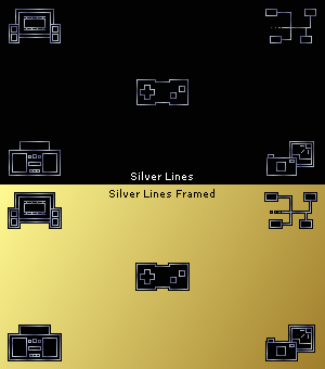 Silver Lines PSP Theme