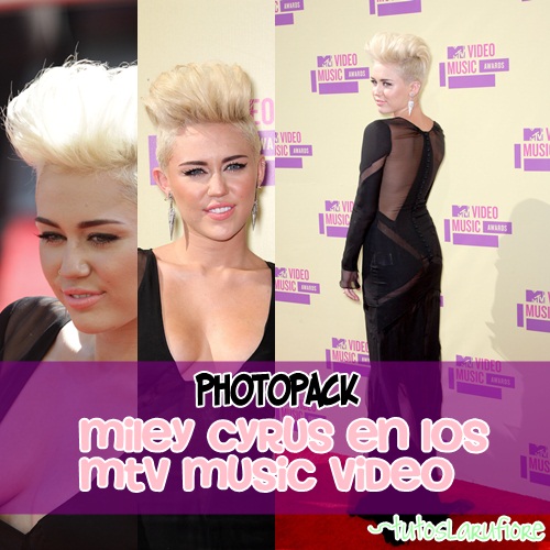 photopack miley cyrus en los MTV video music 2012