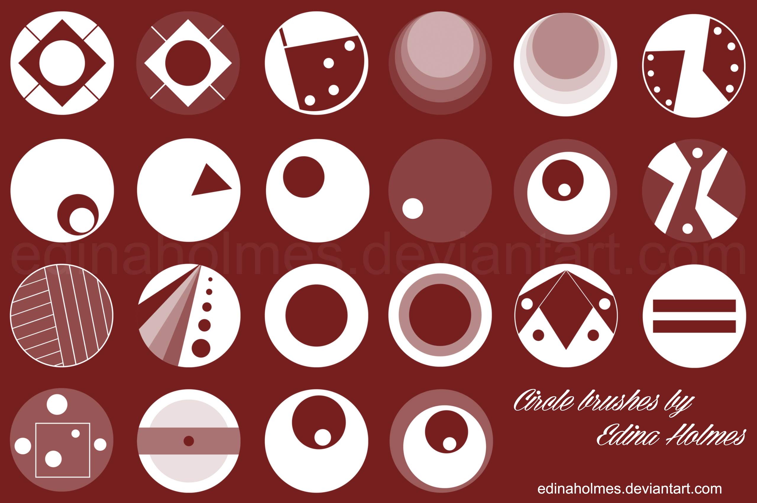 Circle Photoshop Brushes by edinaholmes on DeviantArt