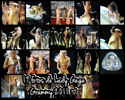 Gaga grammy 2011