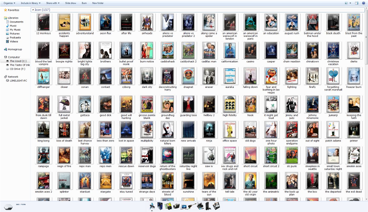 [157] Movie Icons WindowsEdition by frankmareno on DeviantArt