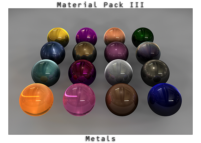 Material Pack 3 - Metals