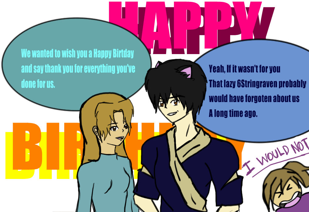 Happy Birthday Candykaty by 6stringRaven on DeviantArt