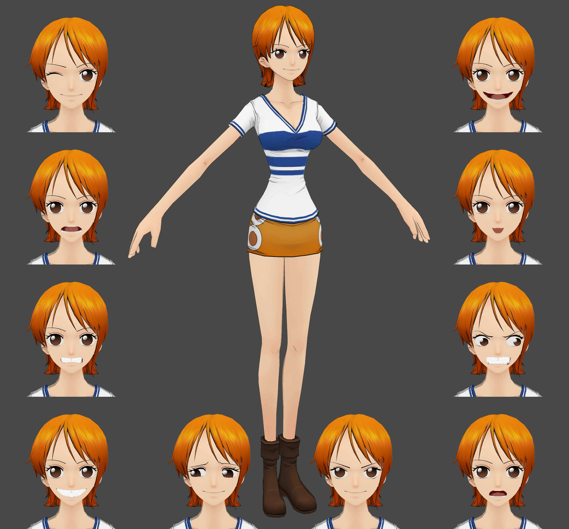 One Piece Nami for XPS (UPDATED) by oDV89o on DeviantArt