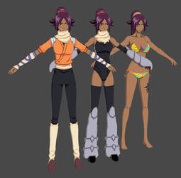 Bleach Mobile 3D  - Yoruichi Pack for XPS