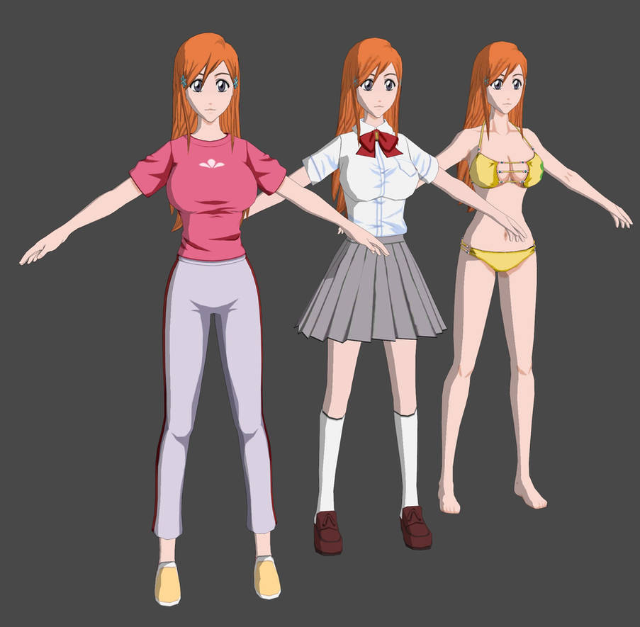 Bleach Mobile 3d Orihime Pack For Xps By O Dv89 O On Deviantart