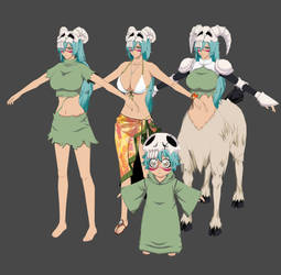 Bleach Mobile 3D - Nelliel pack for XPS