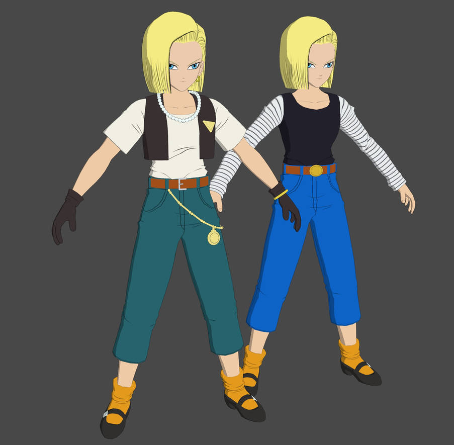 Dragonball Kakarot - Android 18 pack for XPS by o-DV89-o on DeviantArt