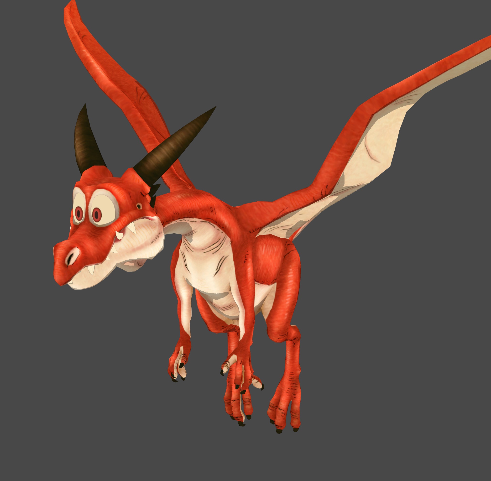 3D file Dragon Ball Red Dinosaur Run! 🐉・Model to download and 3D  print・Cults