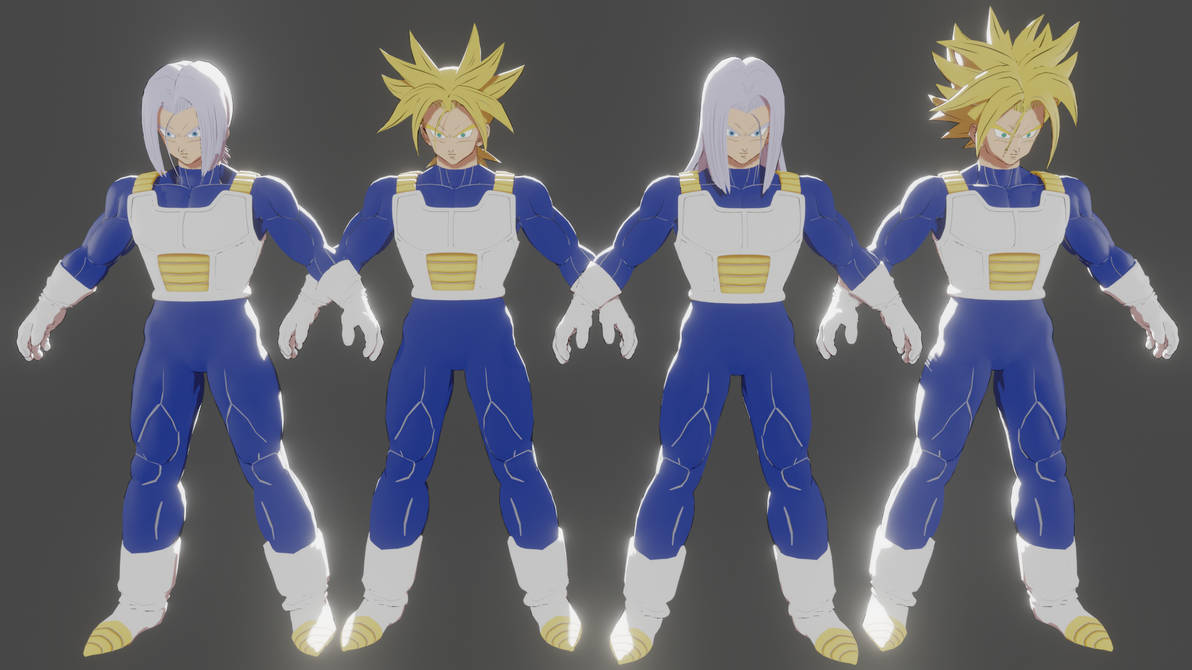 Dragonball Kakarot Future Trunks Pack by oDV89o on DeviantArt