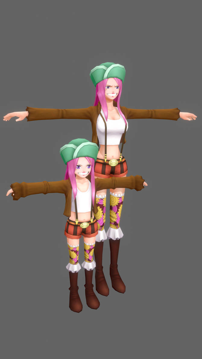 One Piece Bounty Rush Jewelry Bonney pack XPS by oDV89o