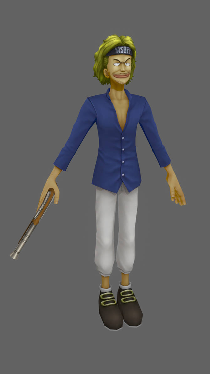 One Piece Bounty Rush Yasopp for XPS by oDV89o on DeviantArt