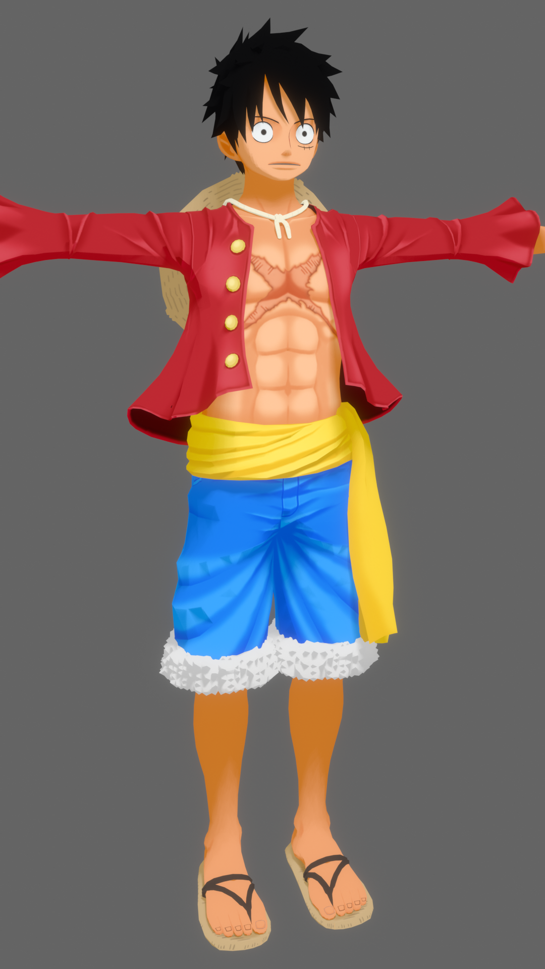 ArtStation - DraW - Desenho Pintura LUFFY - One Piece World Seeker