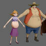 Fake Straw Hats XPS/FBX