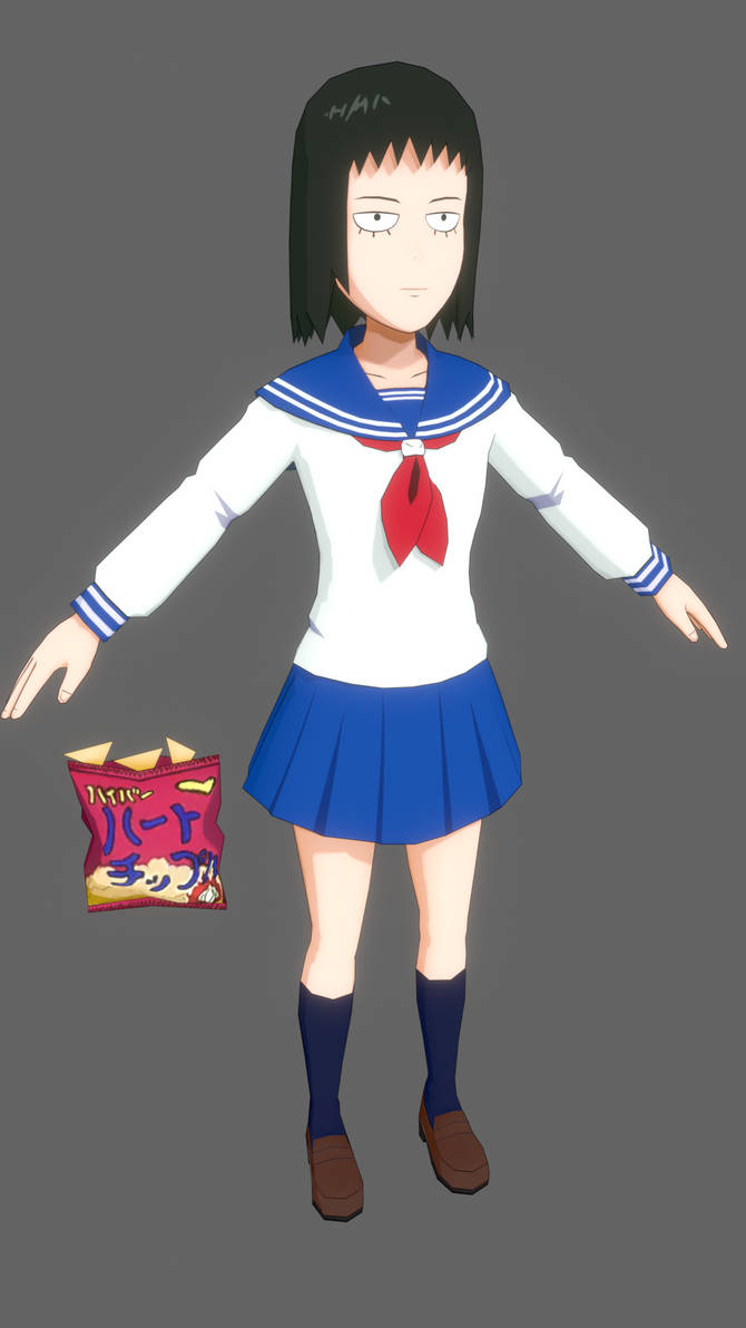 Mob Psycho 100 - Tome Kurata XPS/FBX by o-DV89-o on DeviantArt