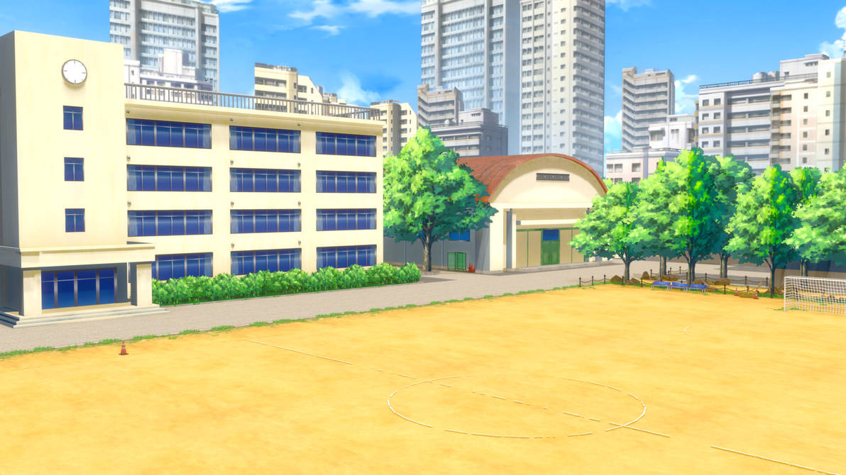 SKFC - School yard XPS/FBX by o-DV89-o on DeviantArt