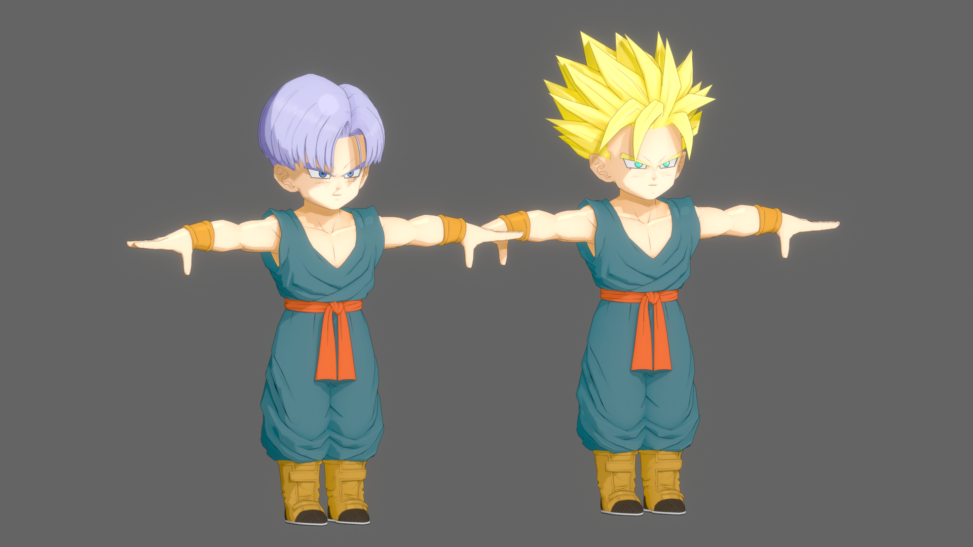 DBFZ Trunks (Kid) XPS by oDV89o on DeviantArt