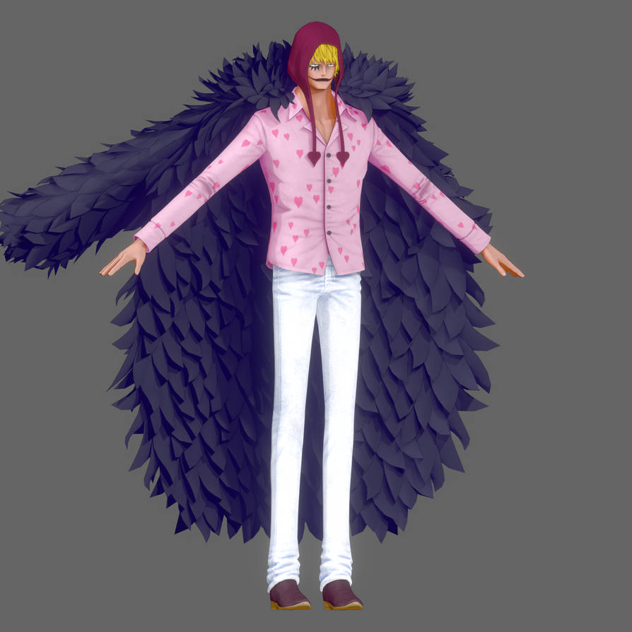 One Piece Odyssey Don Quixote Rosinante XPS/GLTF by oDV89o on