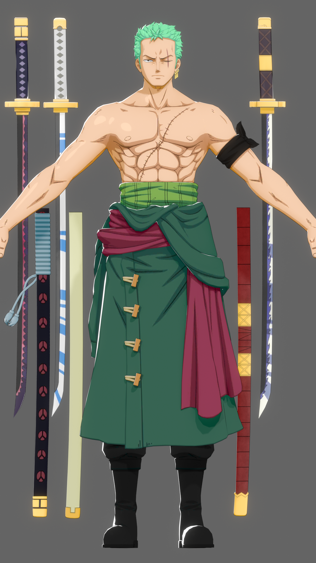 OPFP - Zoro (New World) XPS/FBX by o-DV89-o on DeviantArt