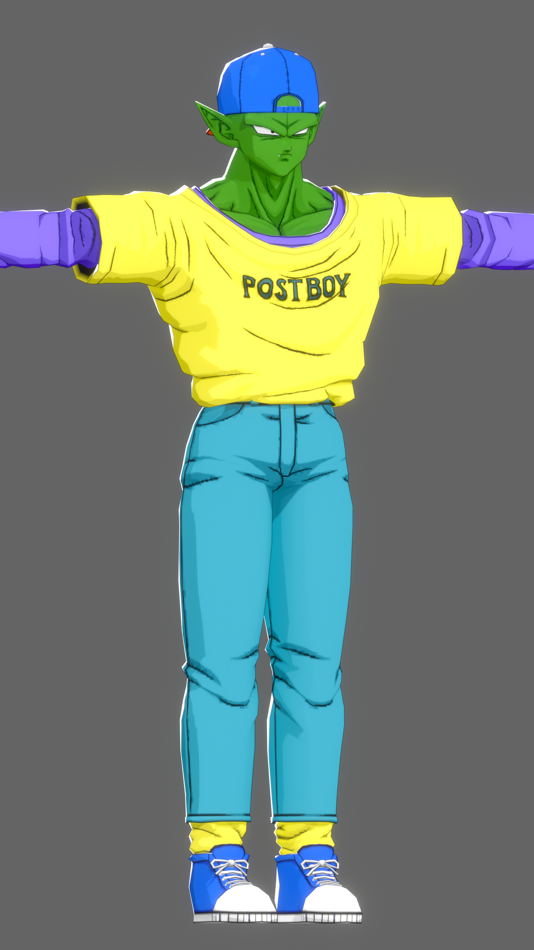 DBL Piccolo (Postboy Outfit) XPS/Blend by oDV89o on DeviantArt