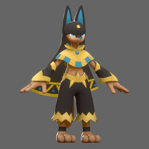 Palworld - Anubis XPS/GLTF/Blend