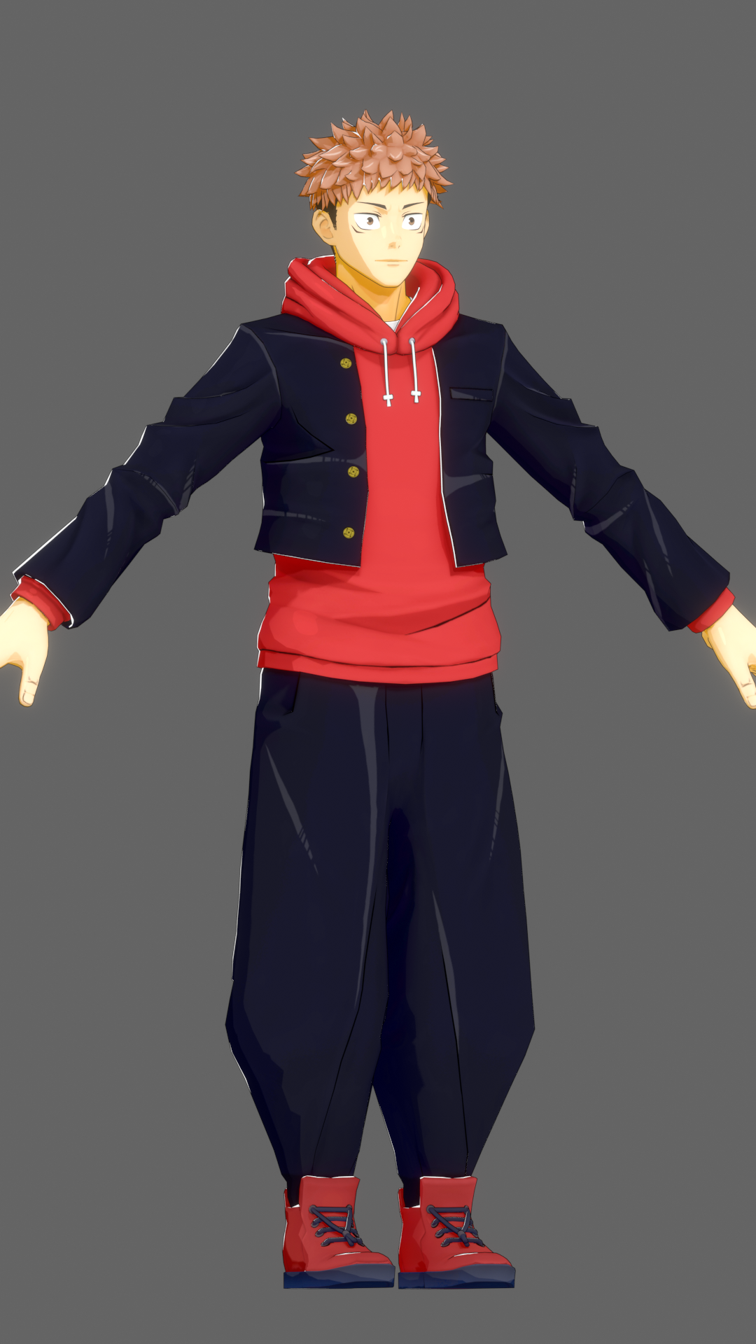 JJKCC - Yuji Itadori (Outfit 2) by o-DV89-o on DeviantArt