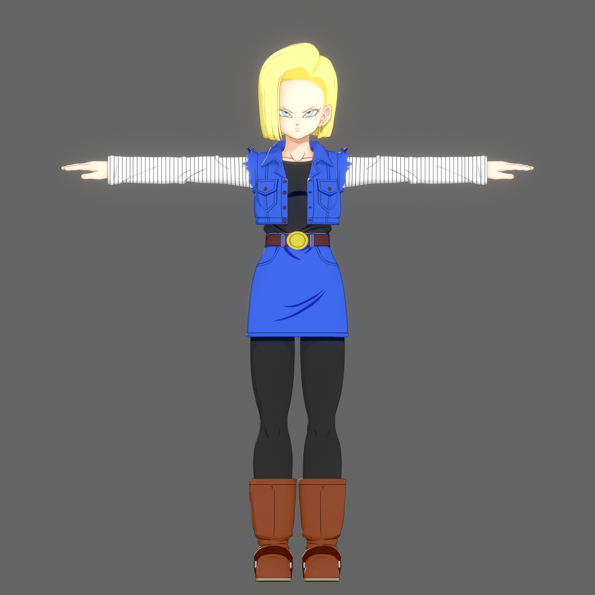 DBSZ - Android 18 (Android Saga) by o-DV89-o on DeviantArt