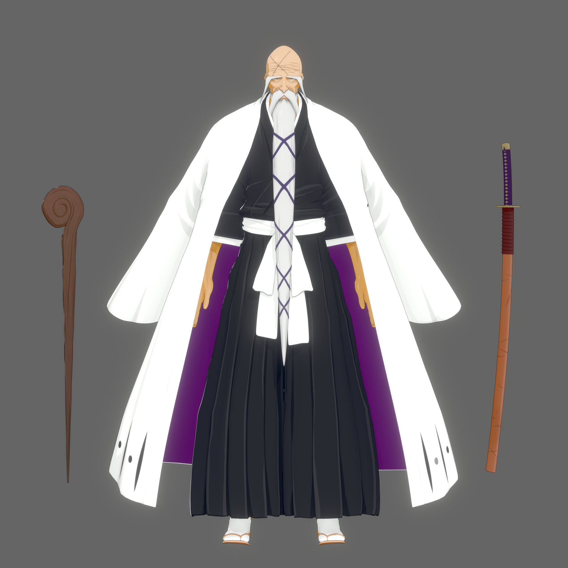 Bleach RoS - Genryusai Shigekuni Yamamoto by o-DV89-o on DeviantArt
